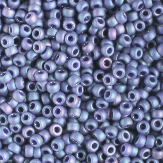 11-4703 Frosted Opaque Glazed Rainbow Nebula Blue - 10 grams