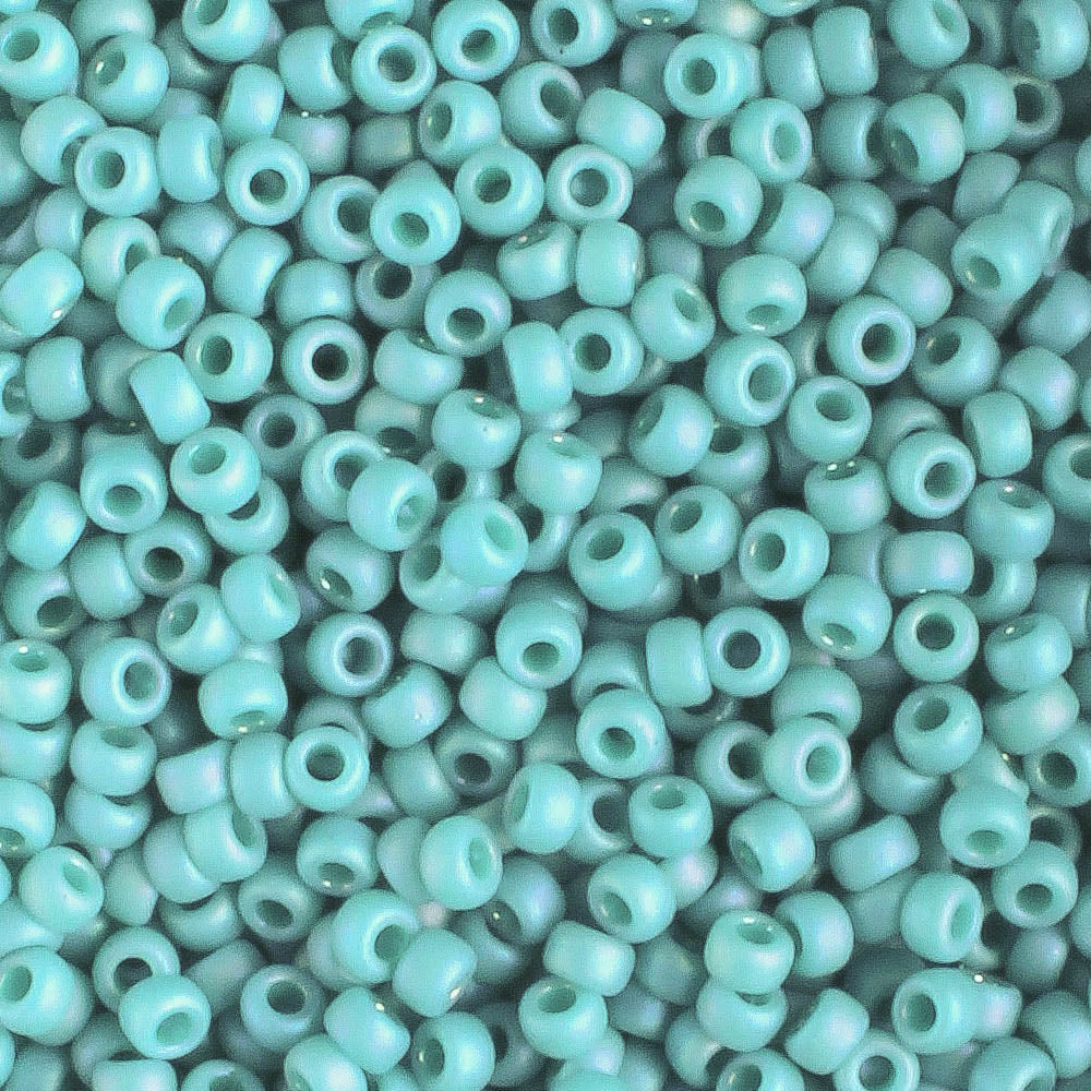 11-4702 Frosted Opaque Glazed Rainbow Peacock - 10 grams