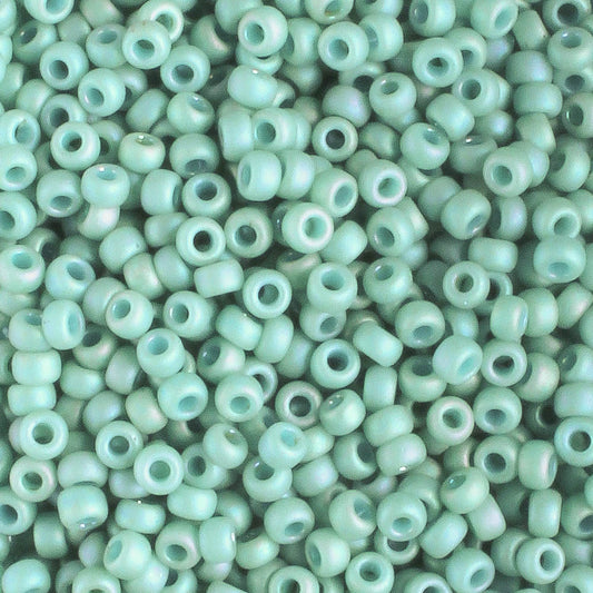 11-4701 Frosted Opaque Glazed Rainbow Celadon - 10 grams