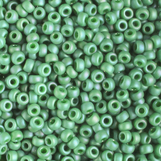 11-4699 Frosted Opaque Glazed Rainbow Green - 10 grams
