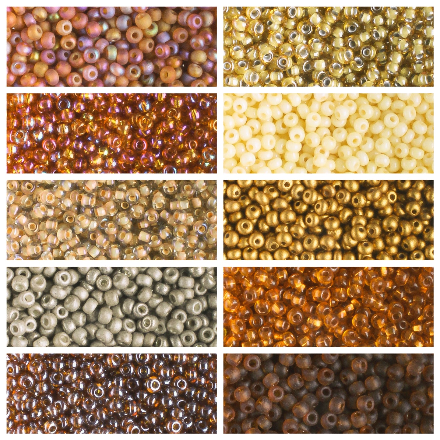 11/0 Czech Seed Bead Collection