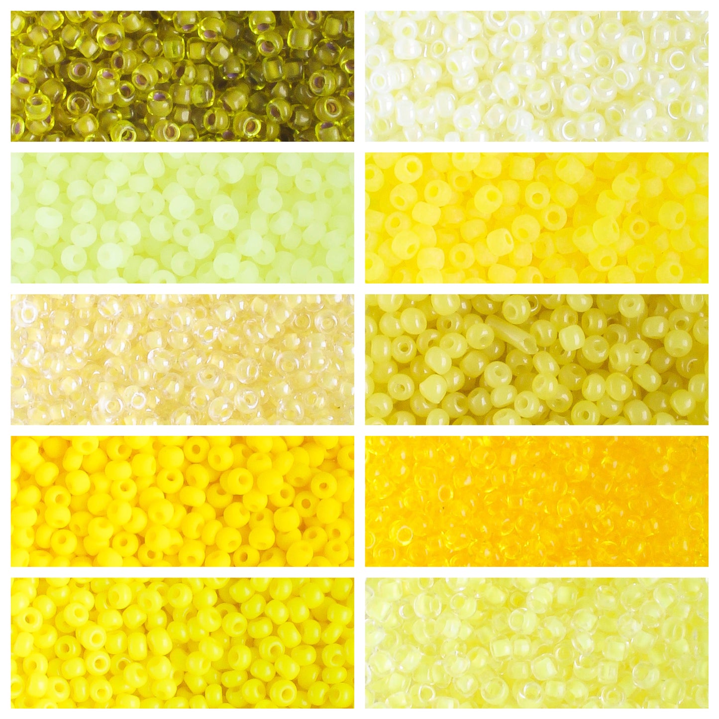 11/0 Czech Seed Bead Collection