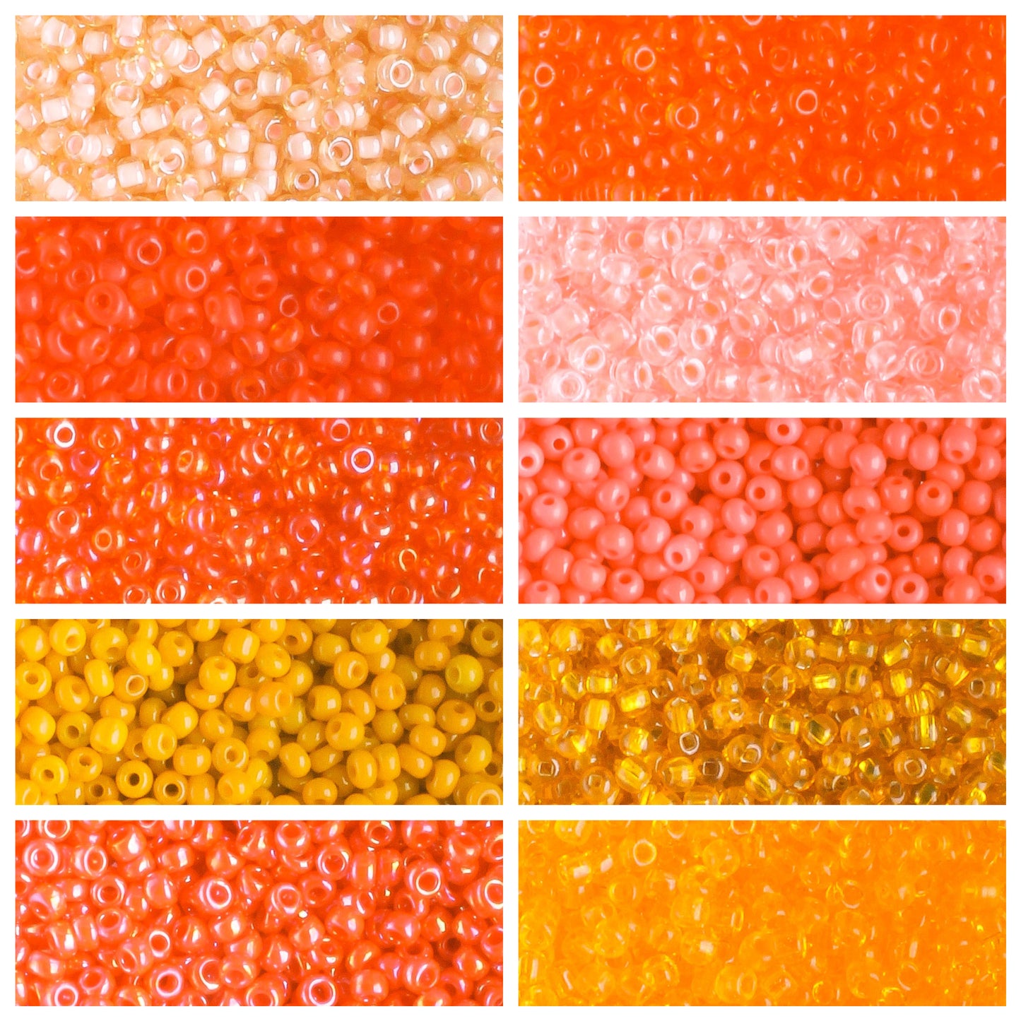 11/0 Czech Seed Bead Collection