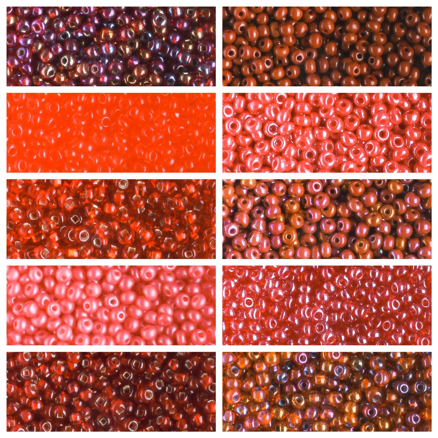 11/0 Czech Seed Bead Collection
