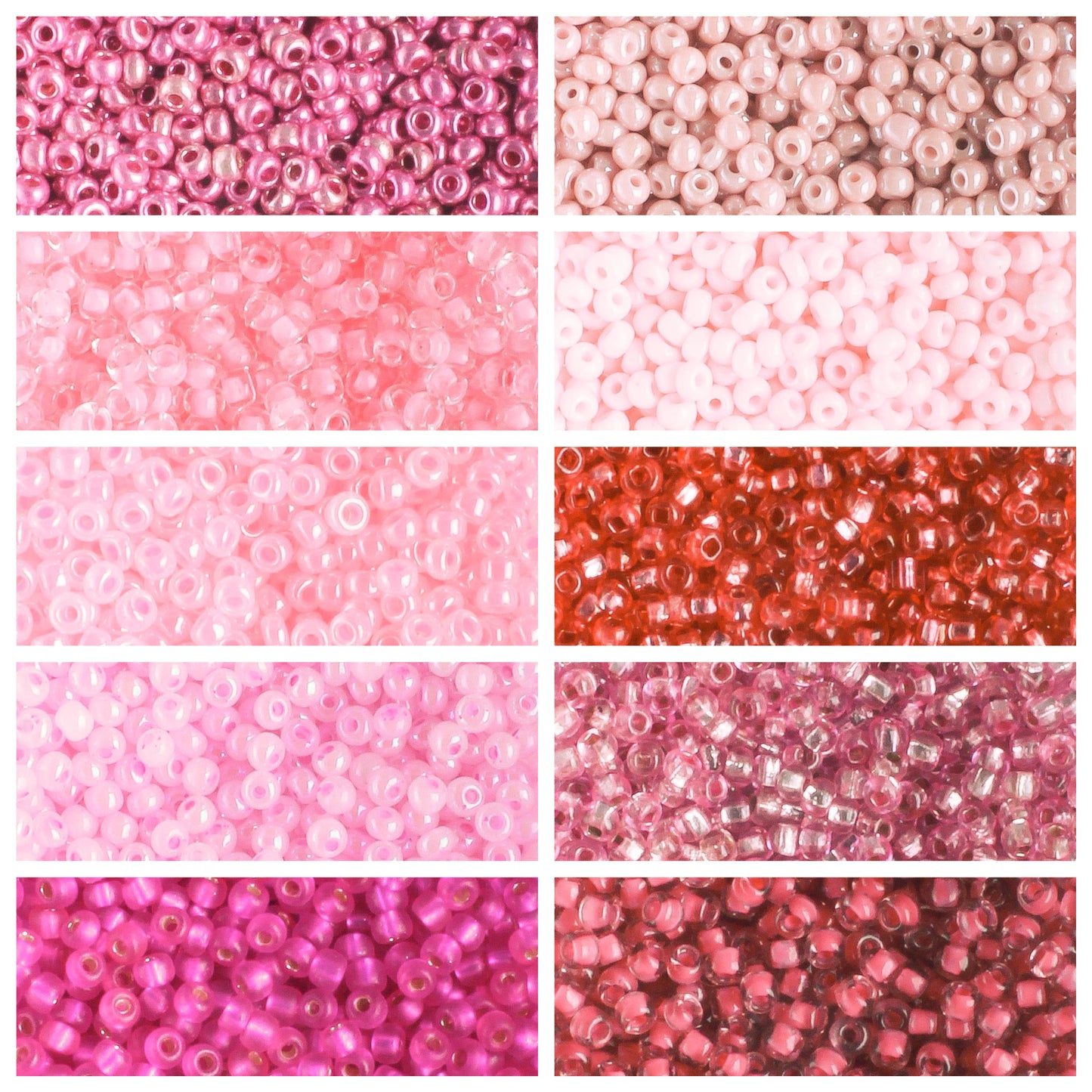 11/0 Czech Seed Bead Collection