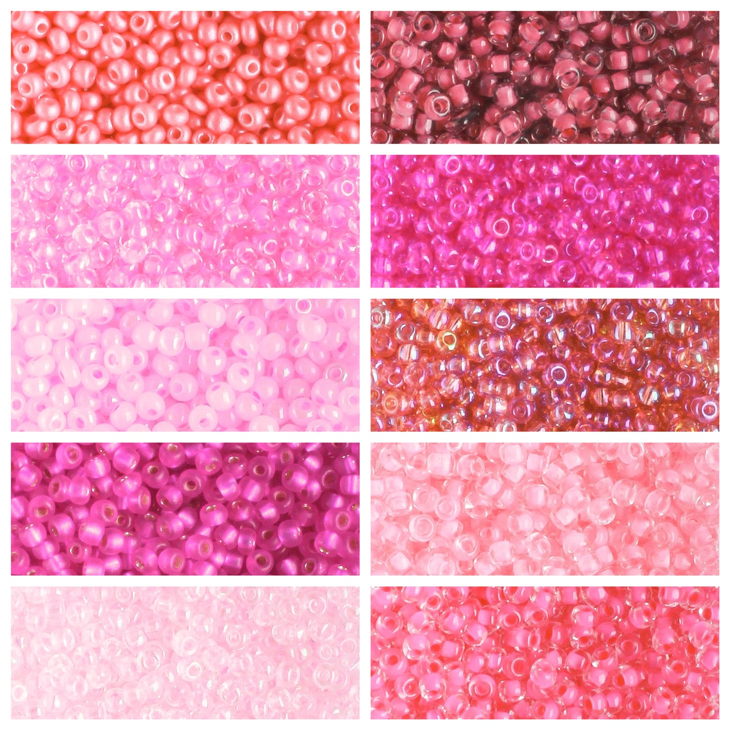 11/0 Czech Seed Bead Collection