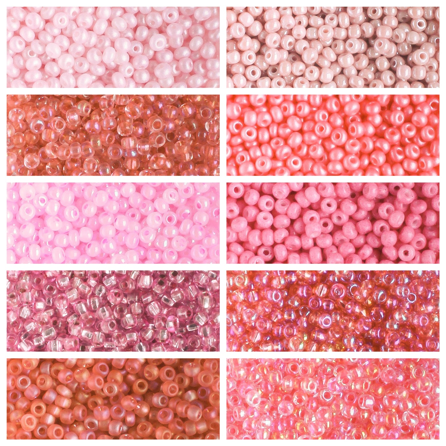 11/0 Czech Seed Bead Collection