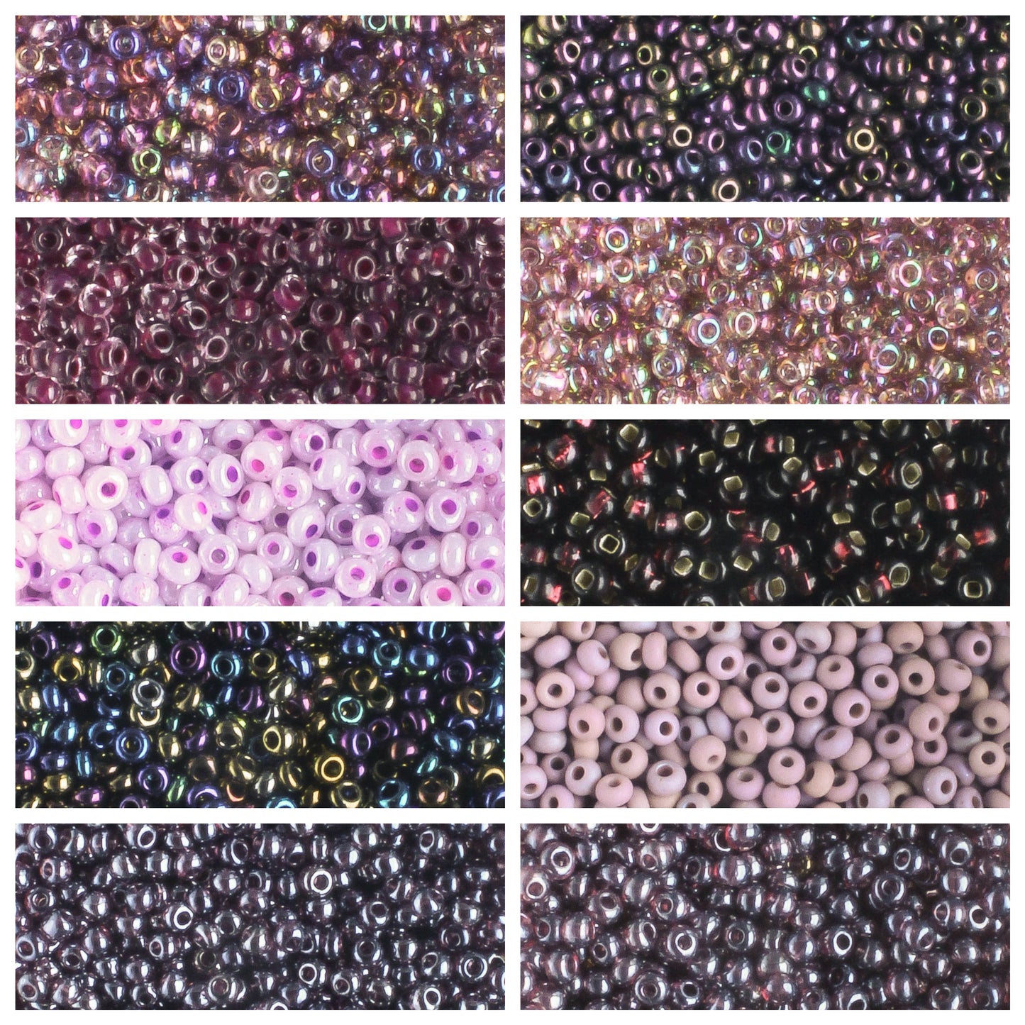 11/0 Czech Seed Bead Collection