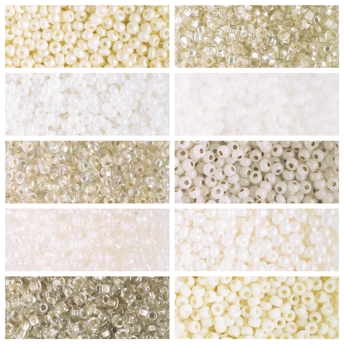 11/0 Czech Seed Bead Collection