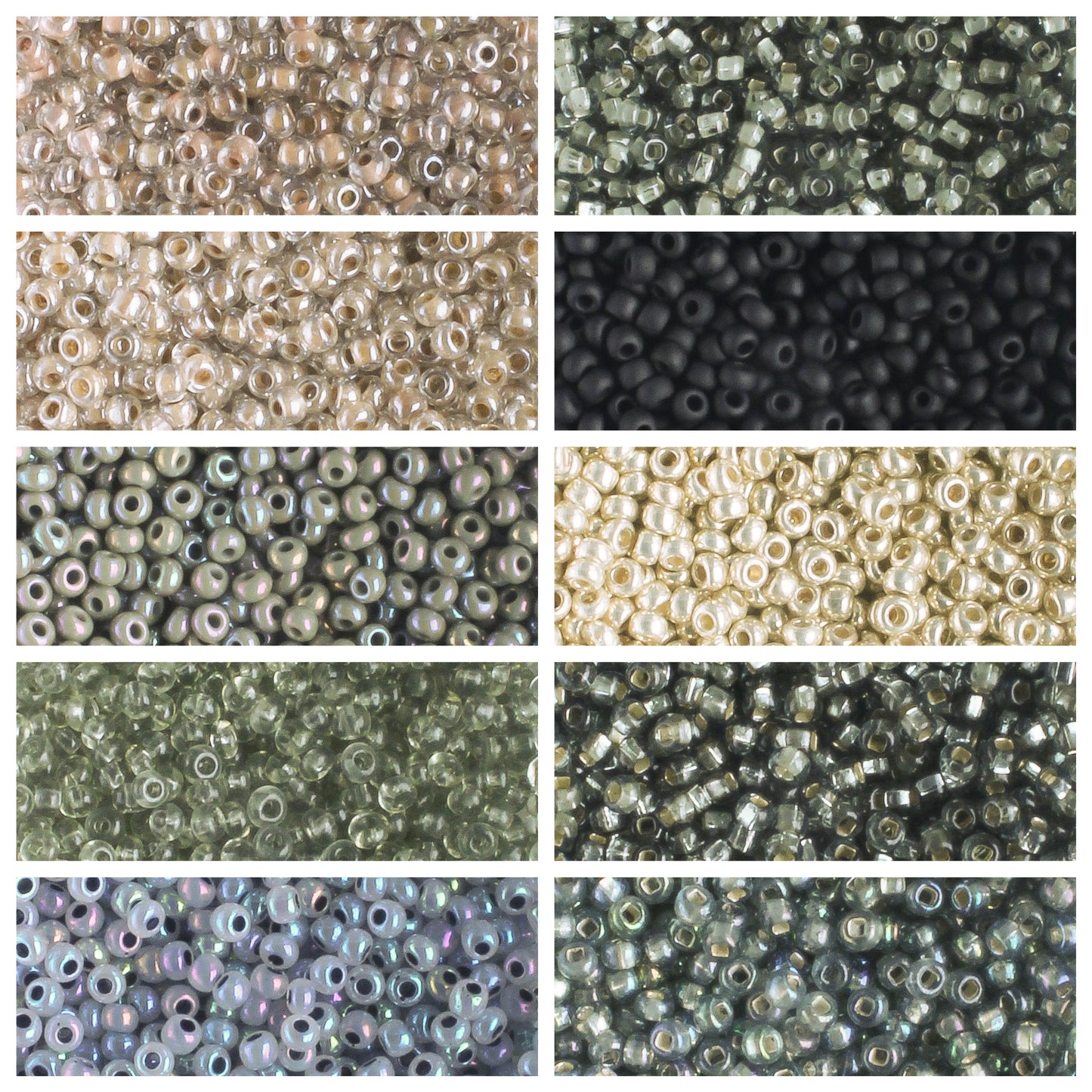 11/0 Czech Seed Bead Collection