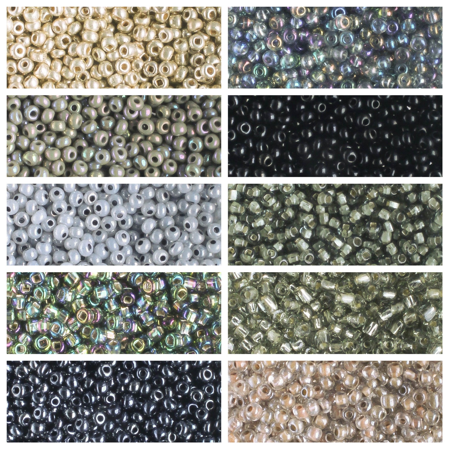 11/0 Czech Seed Bead Collection