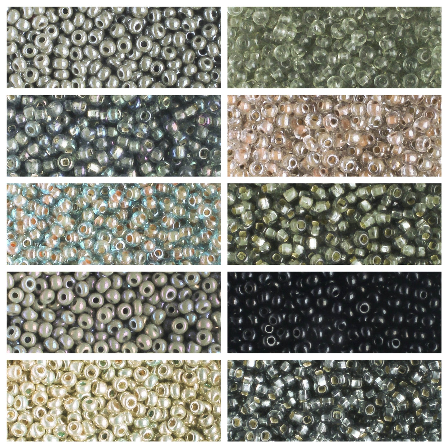 11/0 Czech Seed Bead Collection