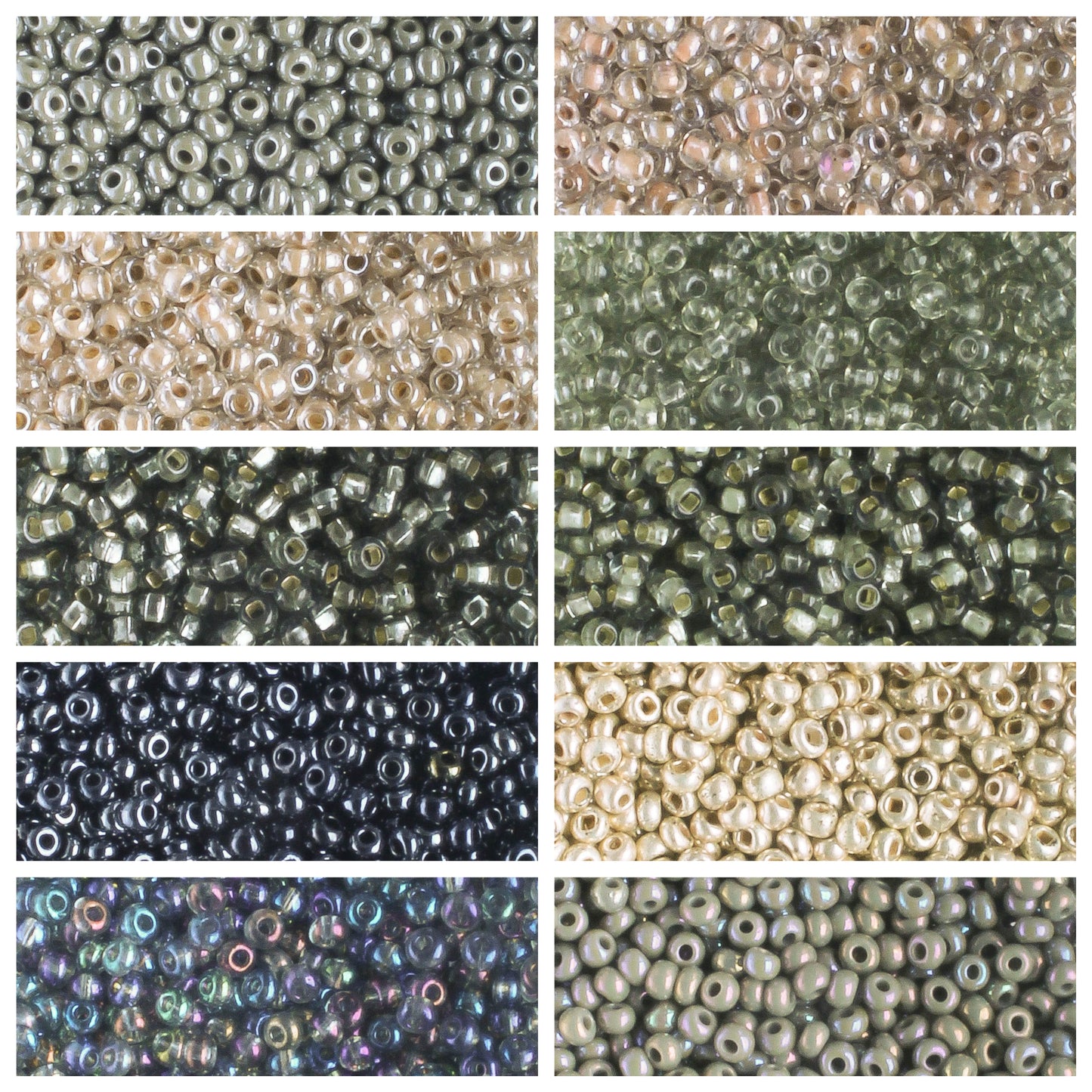 11/0 Czech Seed Bead Collection