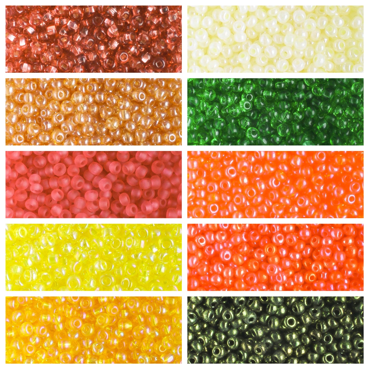 11/0 Czech Seed Bead Collection