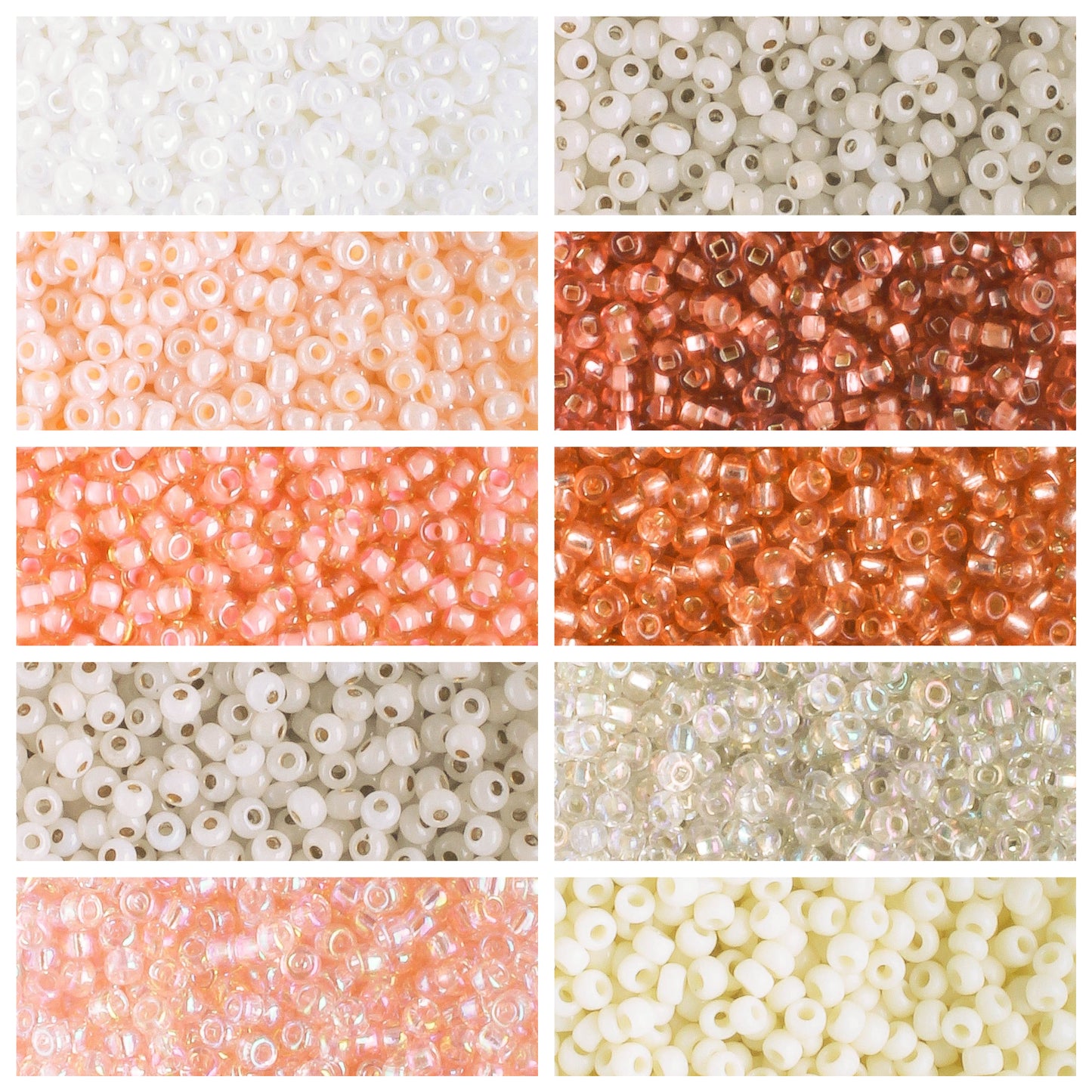 11/0 Czech Seed Bead Collection