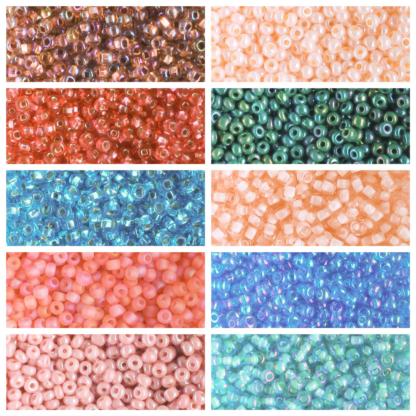 11/0 Czech Seed Bead Collection
