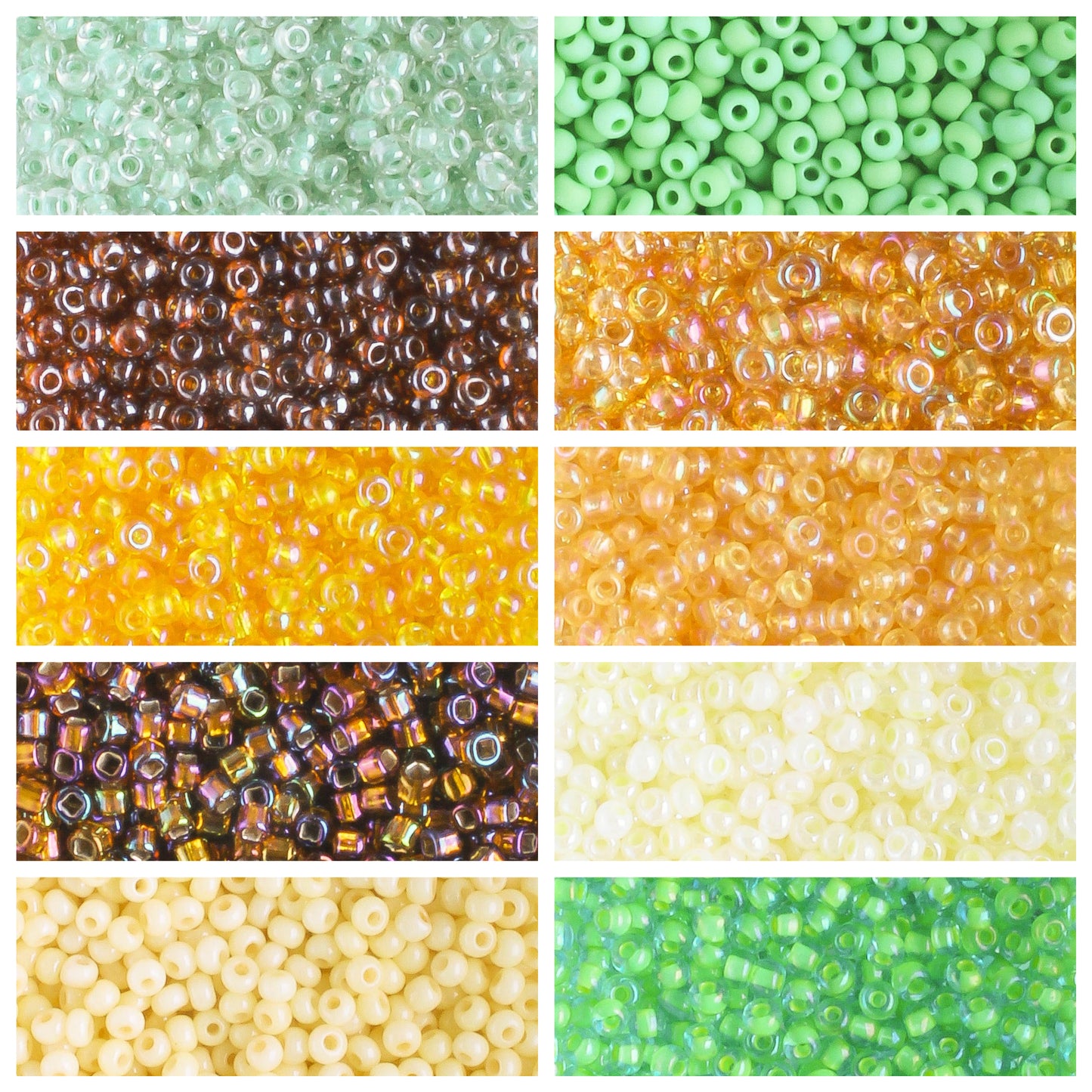11/0 Czech Seed Bead Collection