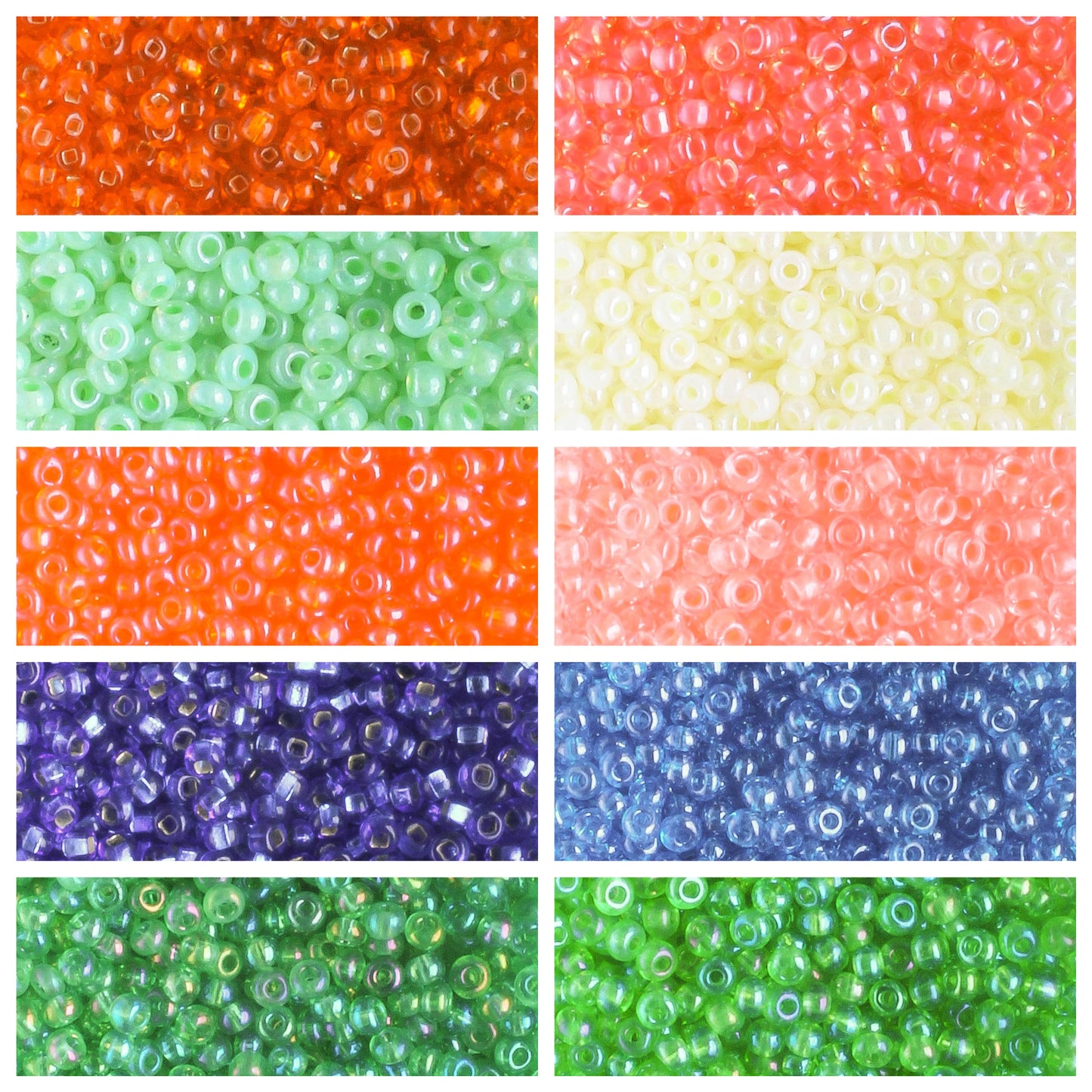 11/0 Czech Seed Bead Collection
