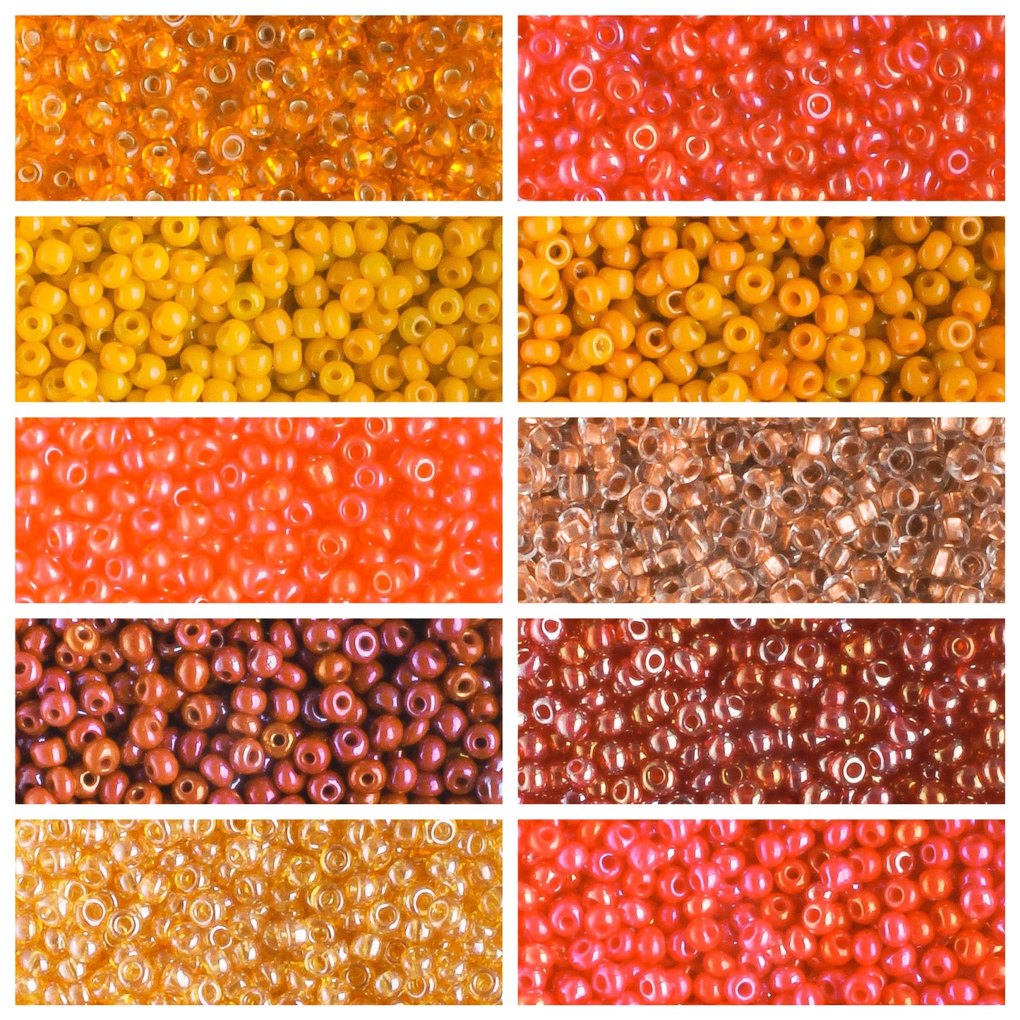 11/0 Czech Seed Bead Collection