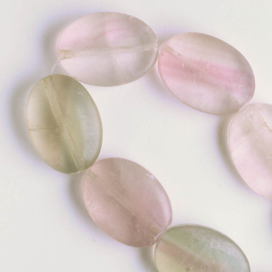 Rainbow Flourite - 8" strand