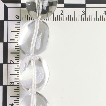 Rock Quartz - 8" strand