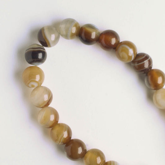 Dyed Agate - 8" strand