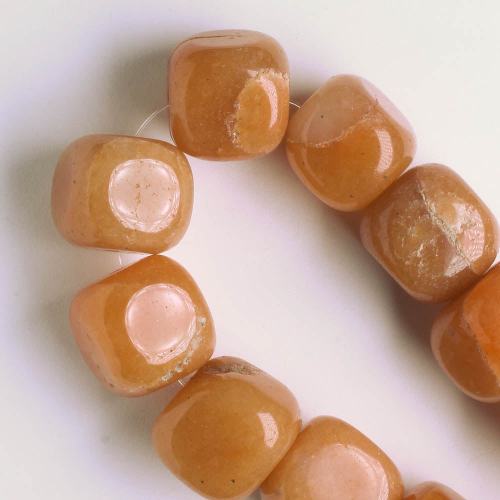 Red Adventurine - 8" strand