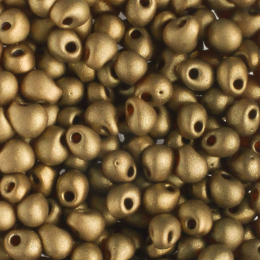 Fringe Bead, Matte Bronze - 10 grams