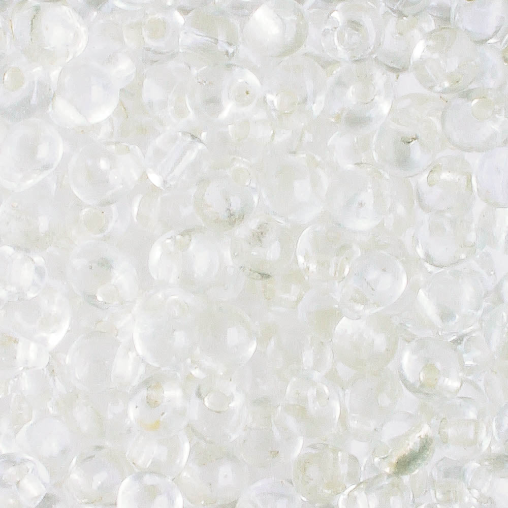 Fringe Bead, Clear - 10 grams