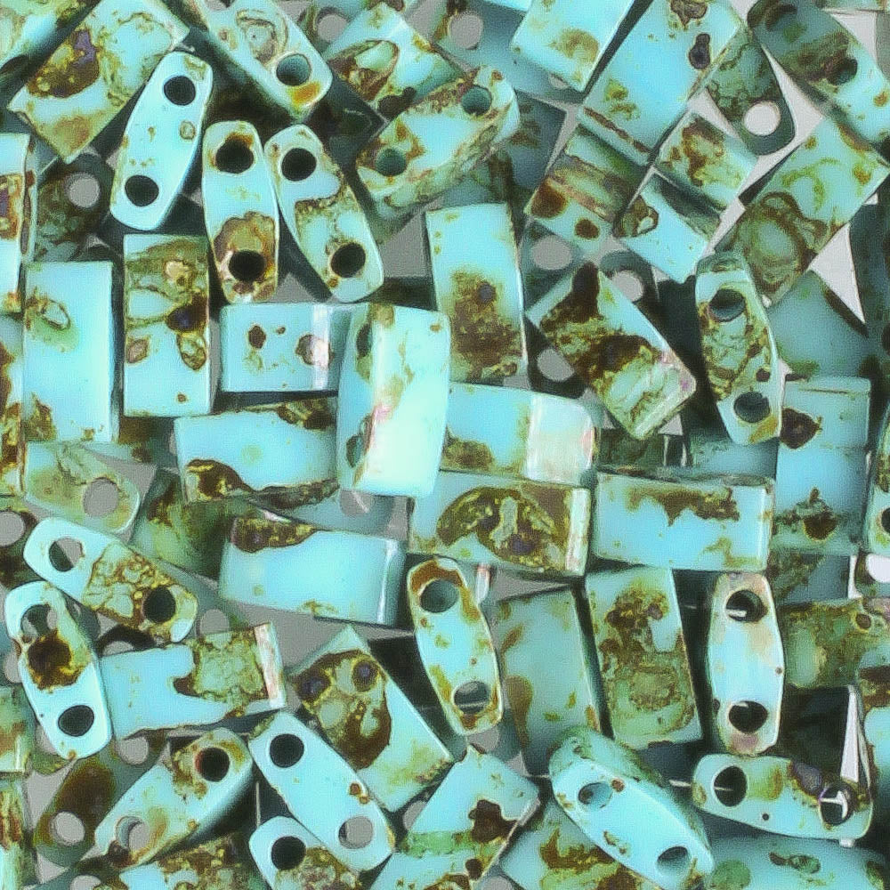 Half Tila Turquoise Picasso - 5 grams