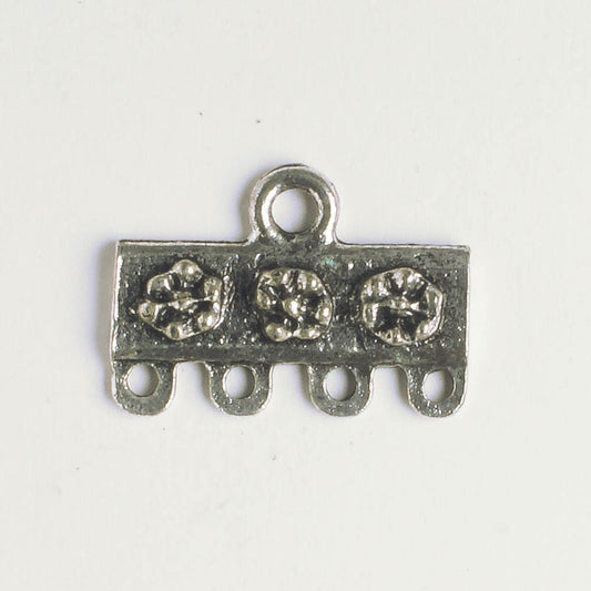 4 Strand Connector - Silver