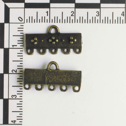 5 Strand Connector - Brass
