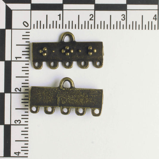 5 Strand Connector - Brass