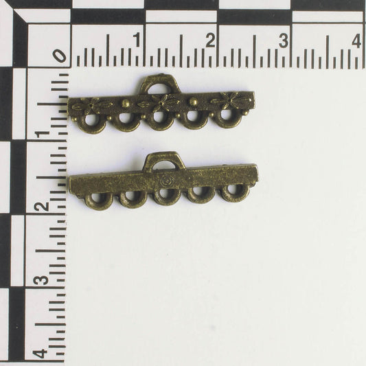 5 Strand Connector - Brass