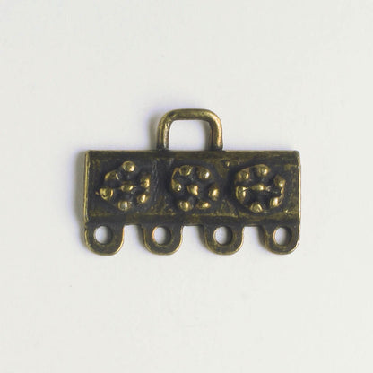 4 Strand Connector - Brass