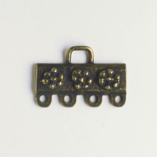 4 Strand Connector - Brass