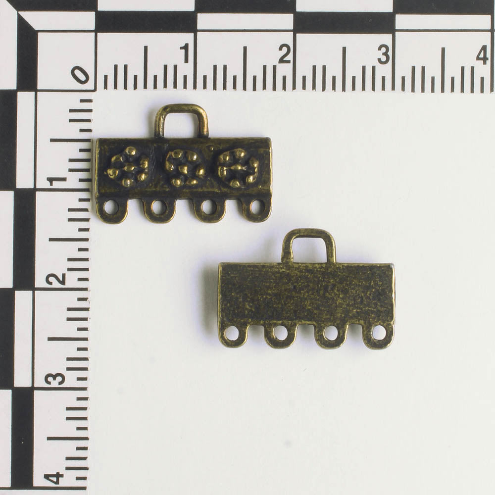 4 Strand Connector - Brass