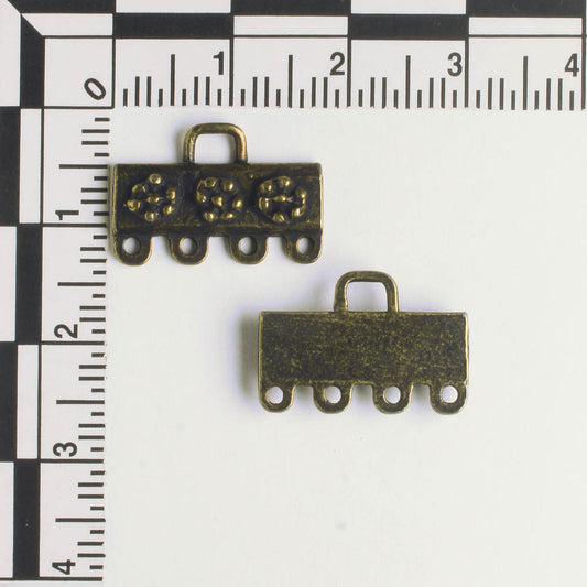 4 Strand Connector - Brass