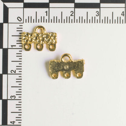 3 Strand Connector - Gold