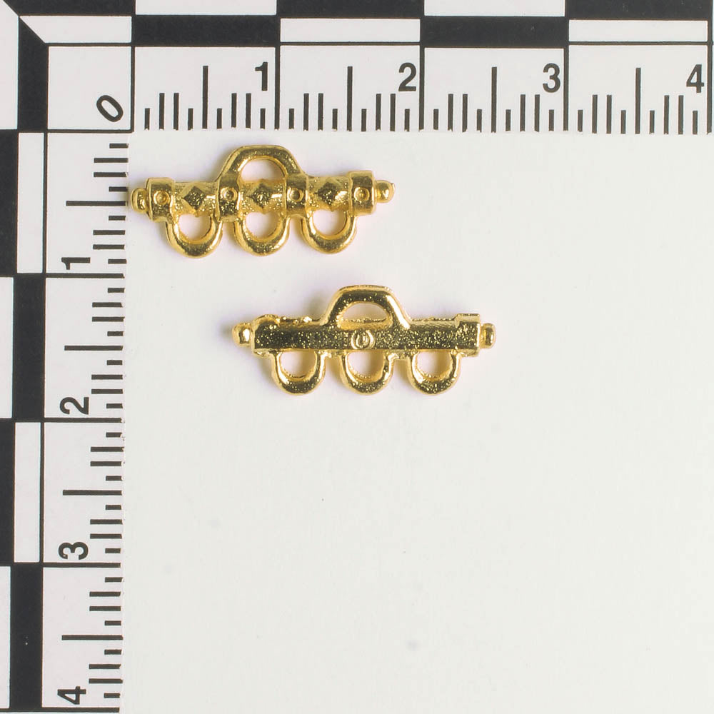 3 Strand Connector - Gold