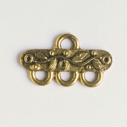 3 Strand Connector - Gold