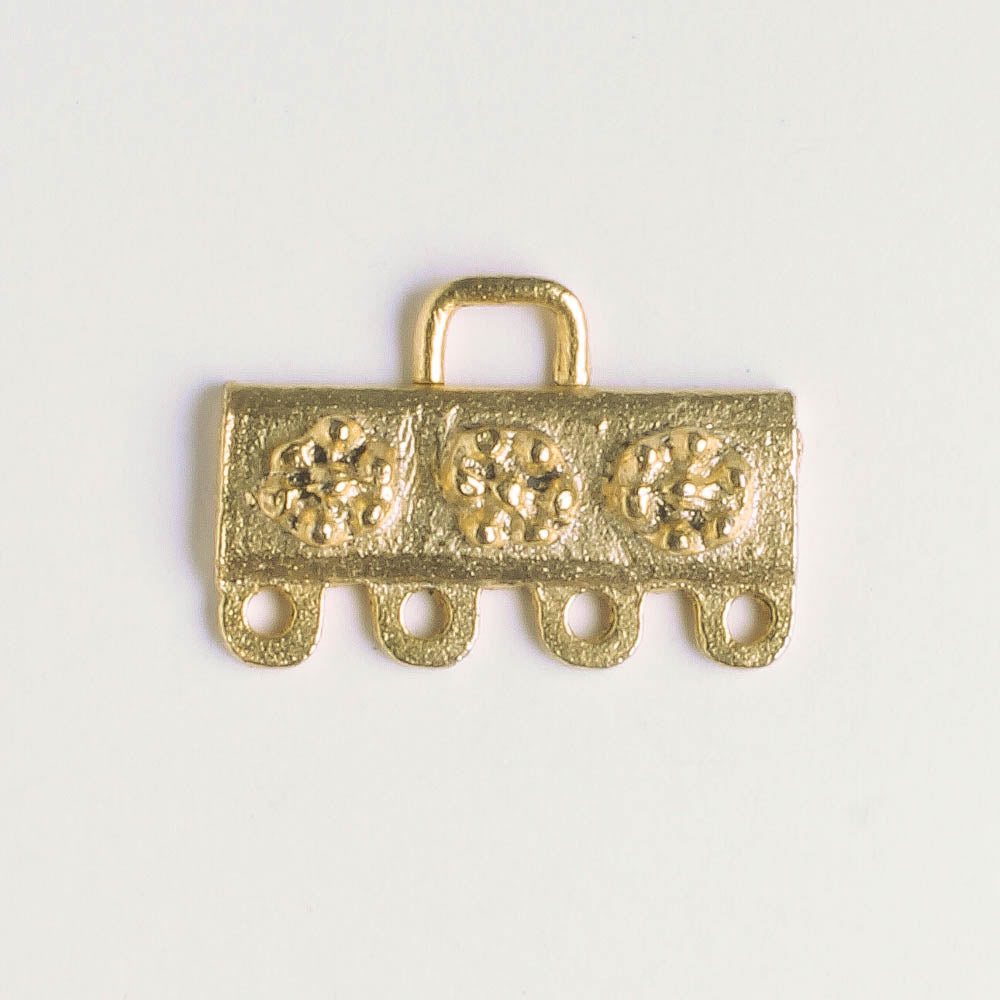 4 Strand Connector - Gold