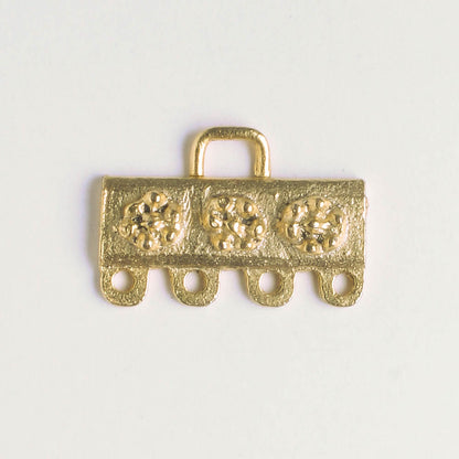 4 Strand Connector - Gold