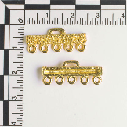 5 Strand Connector - Gold