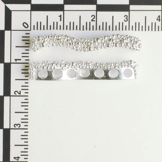 7 Strand Spacer Bar - Silver