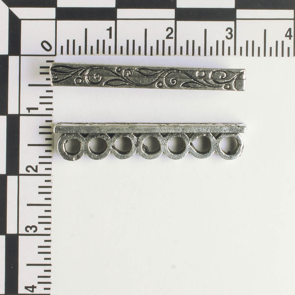 7 Strand Spacer Bar - Silver