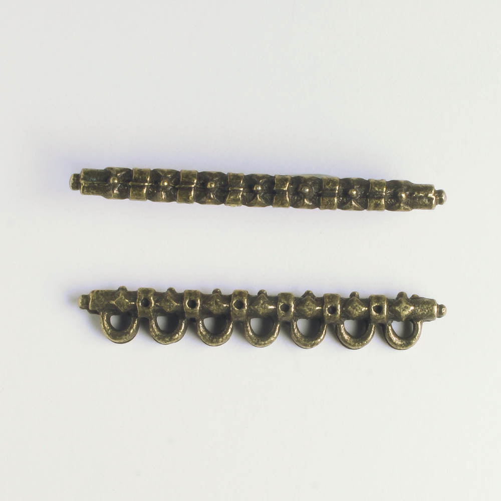 7 Strand Spacer Bar - Brass