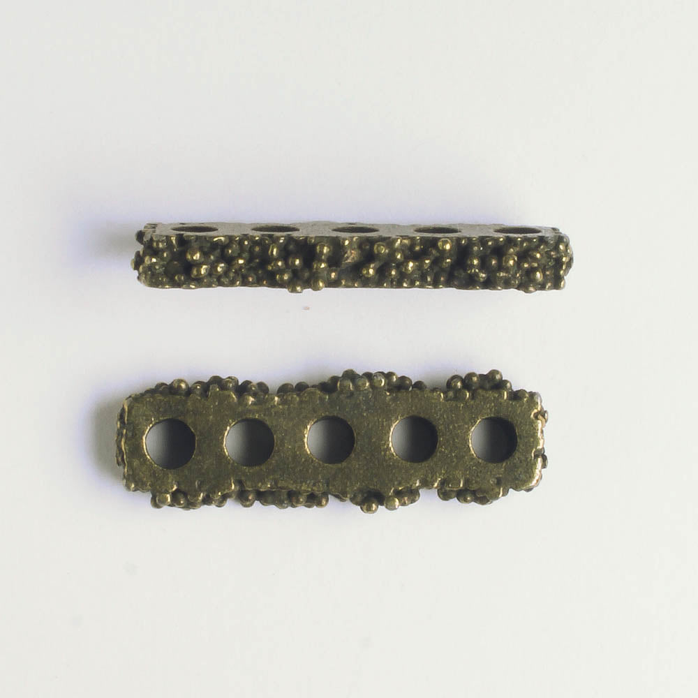 5 Strand Spacer Bar - Brass