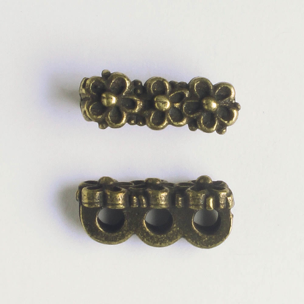 3 Strand Spacer Bar - Brass