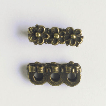 3 Strand Spacer Bar - Brass